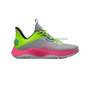 Steph Curry 2022 HOVR Splash ‘Halo grey lime pink’. Men’s size 12.5